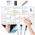 thumbnail image 1 of Monthly 5ML Erasable And Refrigerator Calendar Set Schedule Sticker Home Decor, 1 of 9
