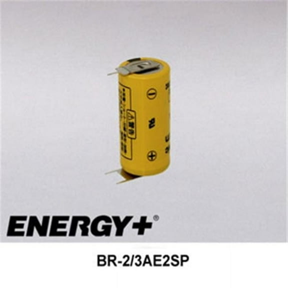 FedCo Batteries Compatible with Panasonic BR-2-3AE2SP 3.0V 1200mAh 2-3 A Size Lithium Cell For Printed Circuit Applications