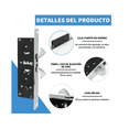 thumbnail image 2 of Cerradura Chapa Doble Gancho Puerta Corrediza Aluminio Belug Plateado, 2 of 5