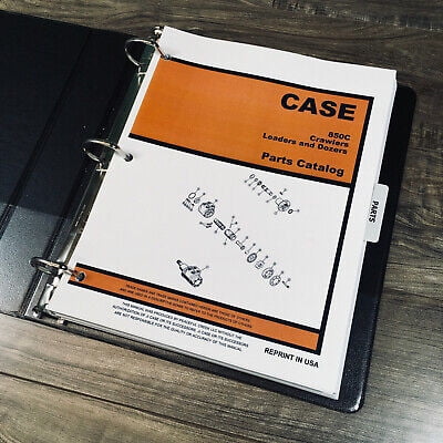 CASE 850C CRAWLER TRACTOR LOADER DOZER PARTS MANUAL CATALOG ASSEMBLY SCHEMATIC