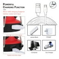 thumbnail image 5 of Potente linterna LED portátil roja para iluminación exterior, lámpara de tienda, batería externa recargable por USB, linterna de camping, luz de emergencia., 5 of 5