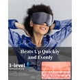 thumbnail image 4 of Silk Heated Eye Mask for Dry Eyes, Cordless Rechargeable Warm Eye Compress with Moist Heat, Washable, Grey, 4 of 10