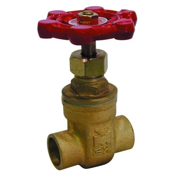 B&K 100-504NL Valve Gate Sweat - 0.75 in.