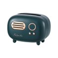 thumbnail image 1 of vintage Radio Modle Mouchoir Bote Multifonctionnelle Salon Familial Salle De Bain Bureau (vert 14x 13 X 19.5cm), 1 of 5
