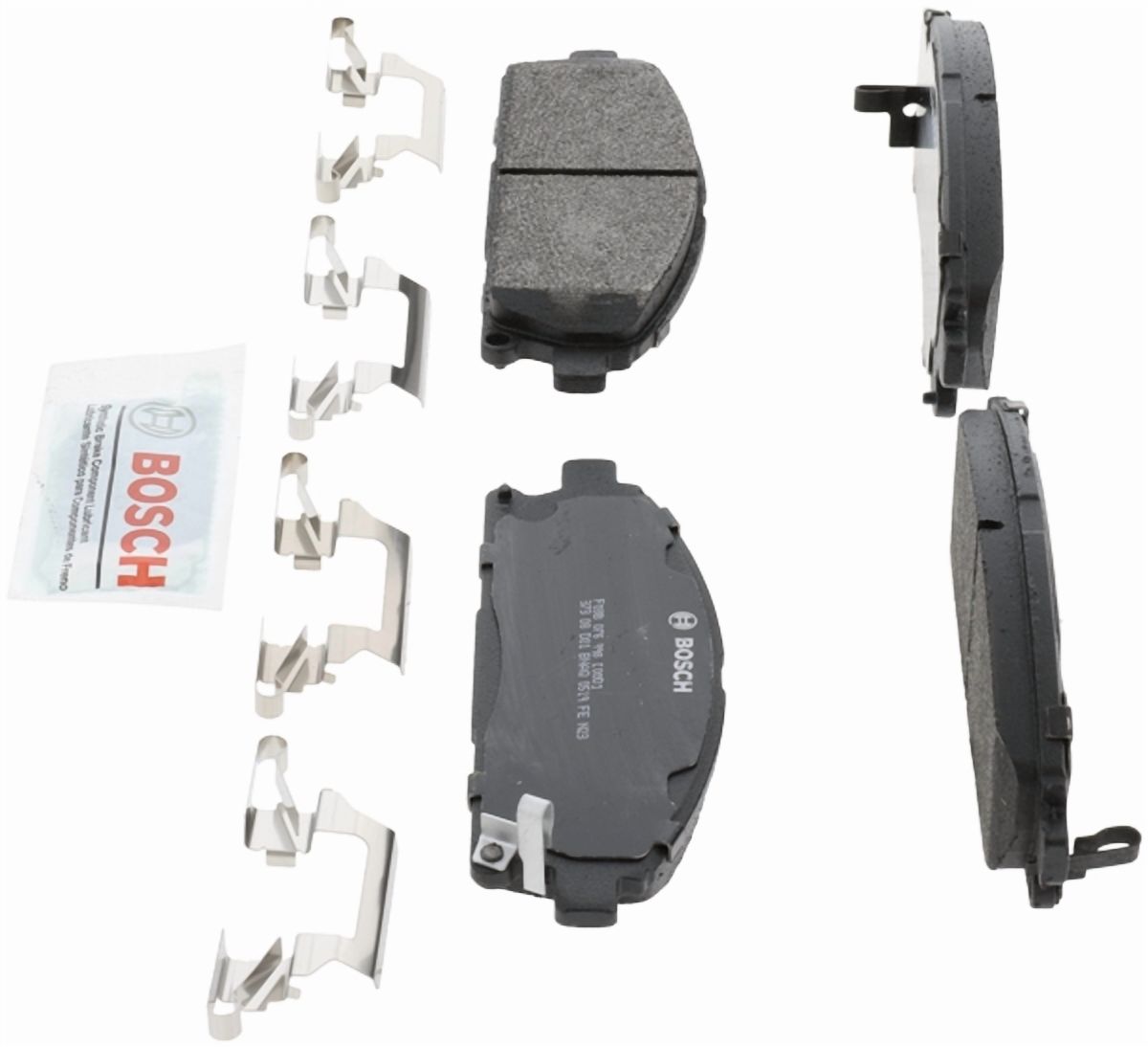 Bosch BP691 QuietCast Premium Disc Brake Pad Set Fits select: 2003-2006 ACURA MDX, 1996-2001 NISSAN PATHFINDER