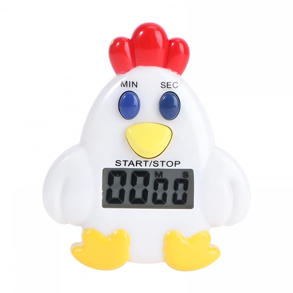 GJX Timer Clocks Countdown Device Chicken Shape 60 Minutes Electronic Cooking Rings Child