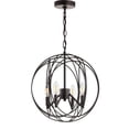 thumbnail image 2 of Safavieh Piran 3 Light 20 In. Dia. Adjustable Pendant, White, 2 of 5