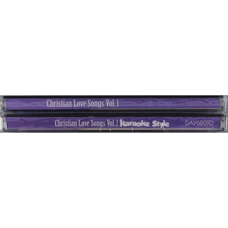 Christian Love Songs Karaoke Volumes 1 & 2 CD Set
