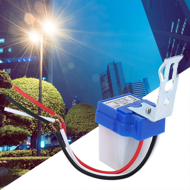 Light Sensor Switch, High Sensitivity 100-240V Outdoor Photoswitch Rainproof For Street Lamp AS-10A-220V AC220V,AS-10A-12V AC12V