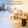 thumbnail image 5 of GIVIMO Space Heater, 1500W Portable PTC Ceramic Heater, Black, 5 of 8