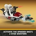 thumbnail image 6 of LEGO Star Wars Clone Trooper & Battle Droid Battle Pack Set for Kids, Buildable Toy Speeder Bike Vehicle, Tri-Droid and Defensive Post, Collectible, Gift for Boys and Girls Aged 7 and Up, 75372, 6 of 9