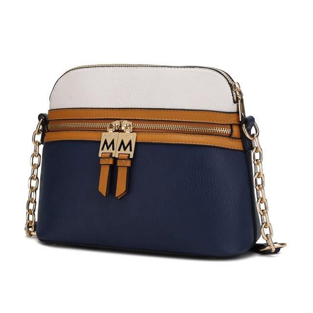 MKF Collection by Mia K. MKF-X603NV-YL Sac à Main en Cuir Vegan pour Femmes