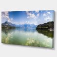 thumbnail image 2 of Kastoria Lake Greece Panorama - Landscape Canvas Art Print, 2 of 4
