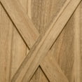 thumbnail image 3 of Buffet Bahut avec Rangement, Armoire avec Porte de Grange, Tiroirs et Tablettes Ajustables, Brun Vieilli, 3 of 3