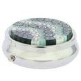 thumbnail image 4 of GlassOfVenice Murano Glass Millefiori Pill Box - Silver Round, 4 of 5