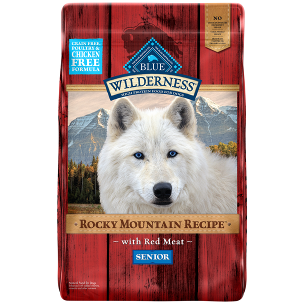 Blue Buffalo Wilderness Rocky Mountain Recipe High Protein Red Meat, ChickenFree Dry Dog Food