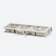 thumbnail image 3 of Geoto 21.1"x6"x2" White/Pink/Red/Navy Blue XMAS Shaped Box, Luxury Creative Design Christmas Cardboard Gift Packaging Box (White with Window), 3 of 5