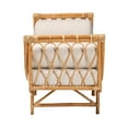 thumbnail image 4 of bali & pari Bohemian Upholstered Twin Daybed, Natural Brown, 4 of 9