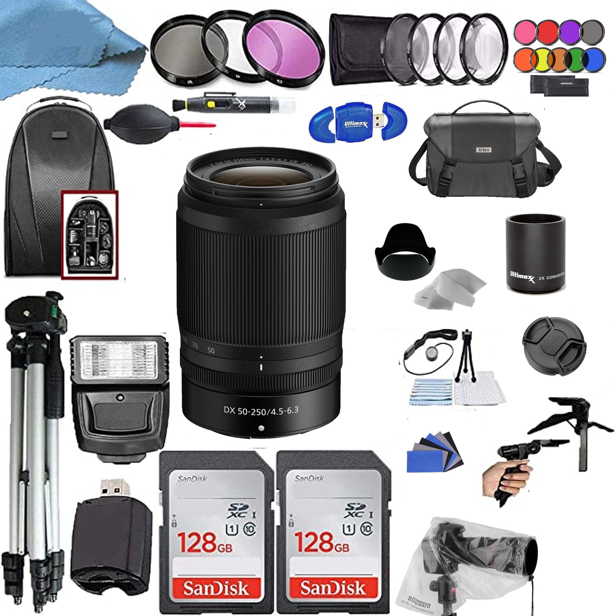 Nikon NIKKOR Z DX 50-250mm f/4.5-6.3 VR Lens Supreme Bundle Nikon NIKKOR Z DX 50-250mm f/4.5-6.3 VR Lens Supreme Bundle