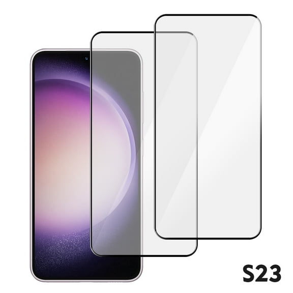 Tempered Glass Screen Protector Designed For Galaxy S23，Galaxy S23Plus，Galaxy S23Ultra，HD Clear Full Coverage Tempered Glass Film Easiest to Installation And Bubble Free