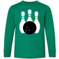 thumbnail image 3 of Inktastic Bowling Team Bowler Long Sleeve Youth T-Shirt, 3 of 5