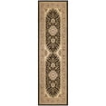thumbnail image 1 of Edinberg Traditional Floral Indoor Area Rug by Blue Nile Nills - 2.6' x 8', Black/Red, 1 of 3