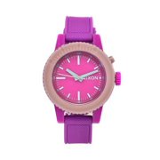 Nixon Women's A287698 The GoGo Pink Dial Pink Rubber Strap Pink Plastic Watch