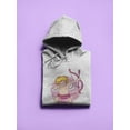 thumbnail image 3 of Dabbing Cupid Hoodie Women -Smartprints Designs, Female XX-Large, 3 of 4