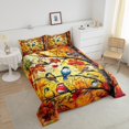 thumbnail image 3 of YST Fall Cardinal Bird Comforter Set Full Size Autumn Maple Trees Bedding, Kids Fall Thanksgiving Bedding Comforter Sets Colorful Bird Autumn Trees Botanical Leaves Branches Duvet Set, 3 of 4
