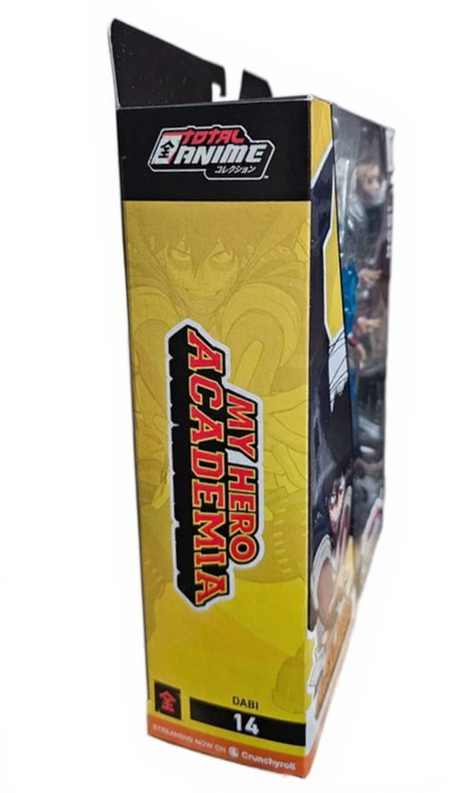 Total Anime Dabi - 6.5-Inch Figure with Swappable Faceplates, Alternate Hands, and Energy Effects
