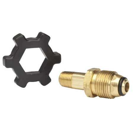 Mr. Heater F273762 1/4-Inch Male Fittings Pipe Thread Adapter w/ Handwheel