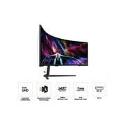Samsung 57 Odyssey Neo G9 Dual 4K UHD Quantum Mini-LED 240Hz 1ms HDR 1000 Curved Gaming Monitor - LS57CG952NNXZA