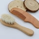 thumbnail image 3 of Xihbxyly Juego de Cepillos con Personalidad Masculina Dominante, Peine de Madera de Haya Suave y Cepillo de Lana, Mango Ergonómico, Suave para Cabello Fino, Cuidado de Bebés y Niños Pequeños, Caja de, 3 of 7