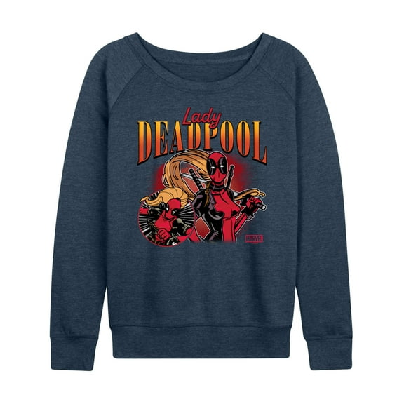 Marvel Deadpool - Lady Deadpool - Women's French Terry Pullover Sweatshirt