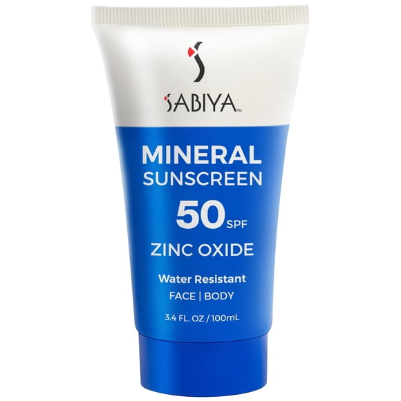Protector solar SABIYA Mineral SPF 50 resistente al agua 100 ml