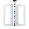 thumbnail image 4 of 9 White PGT Sliding Glass Patio Door Surface Mount Handle Set Replacement with Thumb Latch Lever, Screws, and Keepers - 4-7/8 Hole Spacing - Fix and Repair Door Hardware, 4 of 7
