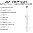 thumbnail image 2 of Glaciersei Toothbrush Heads Compatible with Oral B, 8 Pack Professional Electric Toothbrush Replacement Heads Medium Soft Dupont Bristles Precision Clean Brush Heads Refills, 2 of 5