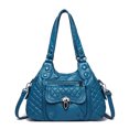 thumbnail image 3 of Mochila de piel sintética de moda, bolso de hombro para mujer, mochilas de viaje vintage para mujer, bolso de viaje para mamá, mochila para niña, mochila femenina, 3 of 5