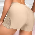 thumbnail image 5 of vigerkar Women's Boyshorts Underwear Seamless Boy Shorts Panties Soft Stretch Boxer Briefs Beige, M, 5 of 9