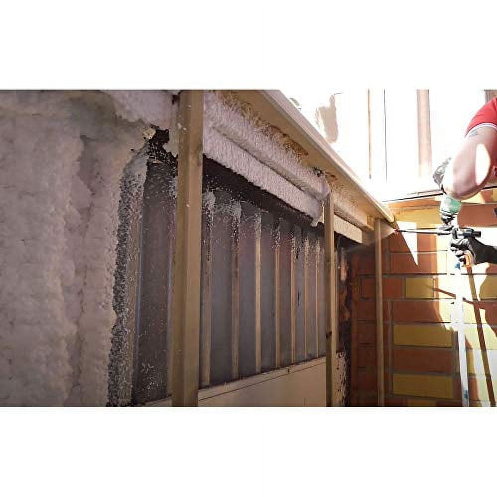 Seal Spray Foam High Performance Insulating Closed Cell Foam Spray Can Kit w/Angled Gun Foam Applicator and 1 Can of Cleaner (300 Board FT-12 Cans)