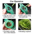 thumbnail image 5 of Cuchillo de seda Scallion para cocina, trituradora de cebolla verde, cortador de cebolla verde, cortador de cebolleta, ralladores, cuchillo de seda triturado (verde), 5 of 5