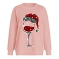 thumbnail image 3 of Women Round Neck Pullover Long Sleeve Glitter Glass Sweatshirt Polyester Autumn Winter Fashion, 3 of 6