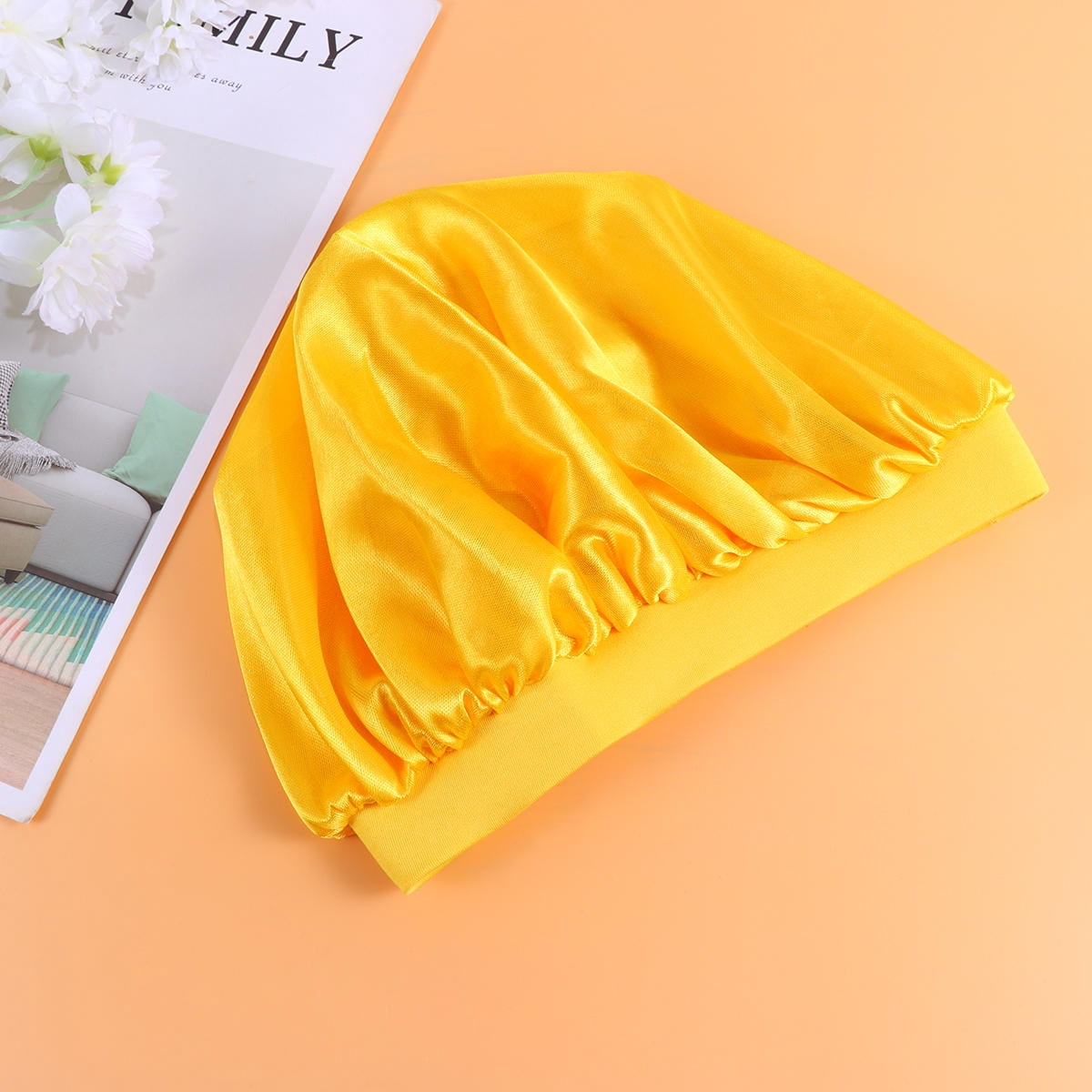 ORDDIART Kids Satin Sleep Bonnet 3-Pack Breathable Hair Caps for Bedtime, Travel, and Comfortable Night