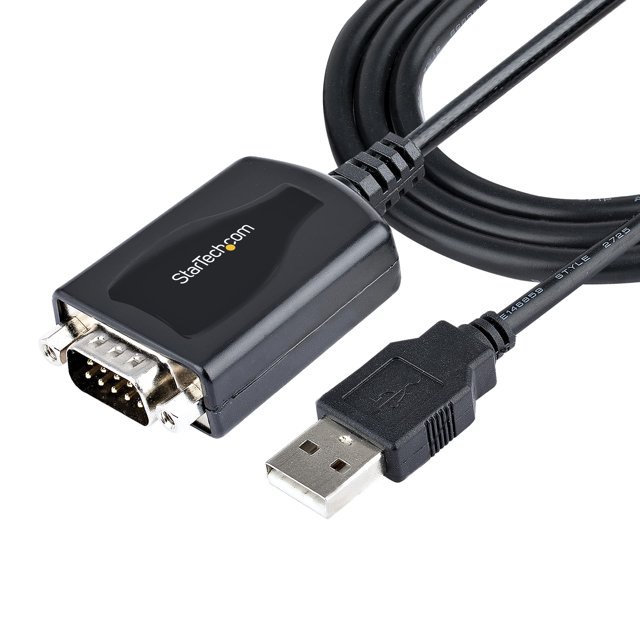 Cable USB a serie StarTech.com DB9 macho RS232 a USB de 1 m