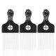 thumbnail image 1 of Peine para recoger el pelo, cepillo para el pelo con puño de dientes anchos, herramienta de peluquería para peluquería, 1 of 8