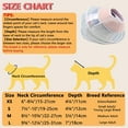 thumbnail image 2 of GFDYREE Cat Cone, Soft Cone for Cats to Stop Licking and Scratching, Comfortable Cat Cone Collar with Upgraded PVC Material and Adjustable Velcro for Healing Wound, After Surgery and Vet Vis, 2 of 7