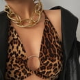 thumbnail image 3 of Guodhu Chunky Choker Necklace Statement Thick Necklace Heavy Chain Necklace Fashion Jewelry Accessory for Women, 3 of 5