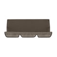 thumbnail image 3 of 3 Seater Outdoor Swing Chair Cushion Cover Waterproof Heavy Duty 190T Polyester Taffeta Replacement Seat Protector for Patio Garden Backyard Furniture, 49x16x3 Ft, Brown, 3 of 5