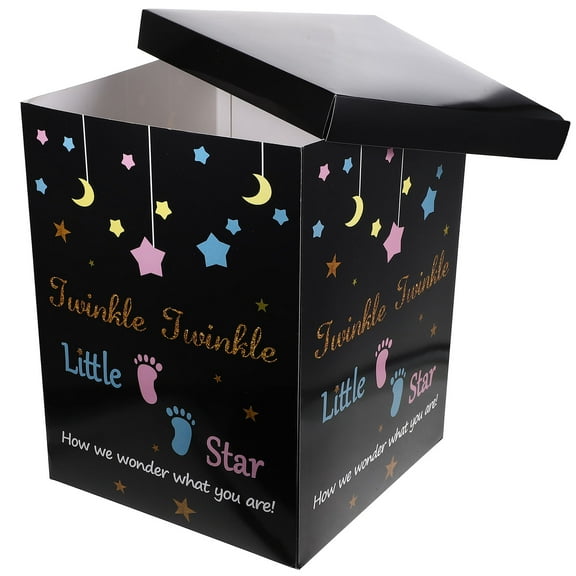 Gender Reveal Party Box Gender Reveal Balloons Box Paper Balloons Box for Baby Shower