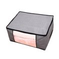 thumbnail image 1 of Non Woven Fabrics Storage Bags Quilt Storage Bag Cloth Storage Bag Foldable Storage Bag Light Grey Size 3, 1 of 8